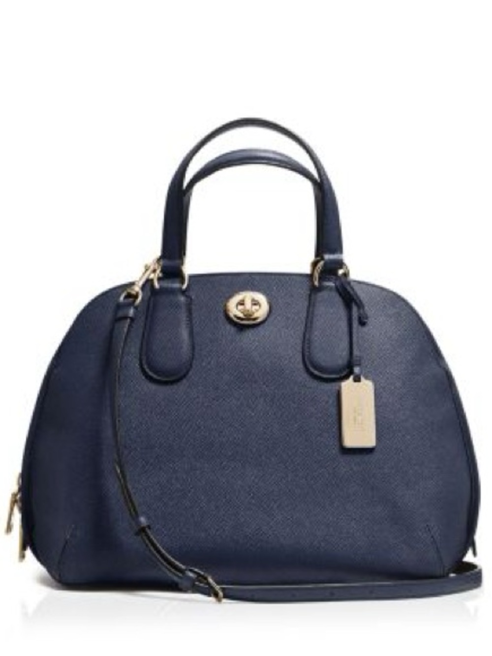 NWOT COACH Prince Street Satchel in Crossgrain Leather bag!!